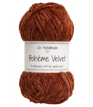 Go Handmade Bohème Velvet Fine - Rusty