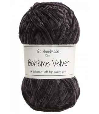 Go Handmade Bohème Velvet Fine - Black