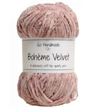 Go Handmade Bohème Velvet Fine - Soft Rose