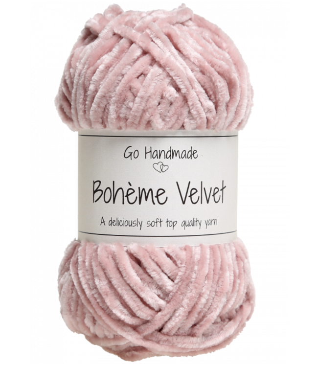 Go Handmade Bohème Velvet Double - Soft Rose