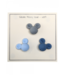 Go Handmade Siliconen Mickey blauw - 3st