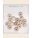Go Handmade Holzperlen 15 mm - 15 st