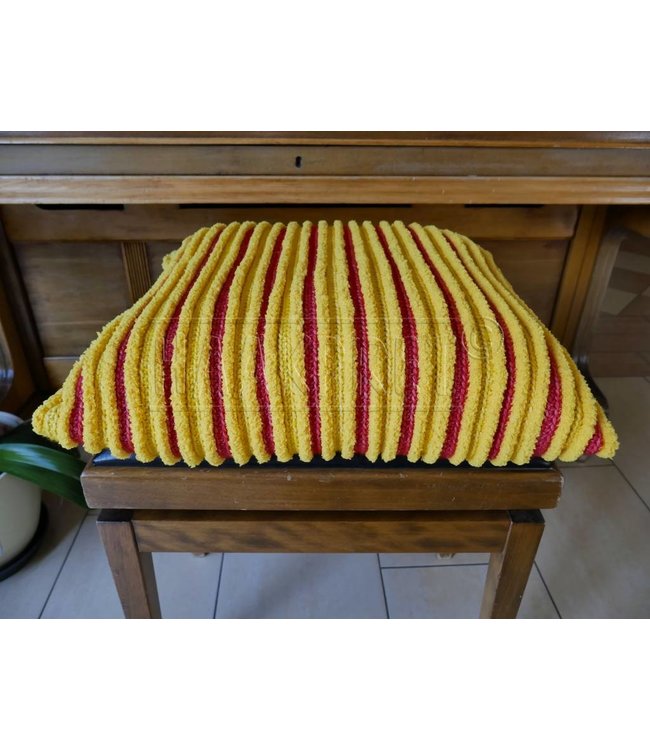 Haakpret Kussenhoes streep met 2 kleuren basis A5 (NL)