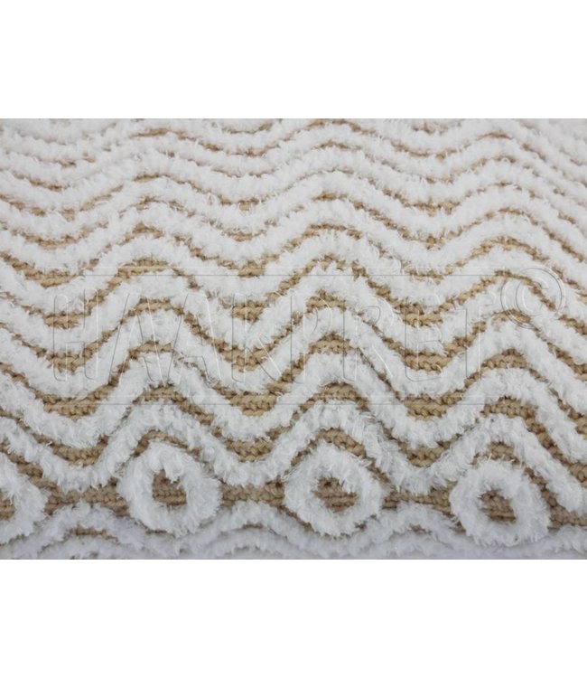 Haakpret Kussenhoes wave met 1 kleur A5 (NL)