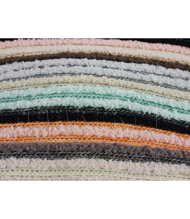 Haakpret Kussenhoes Multicolor streep A5