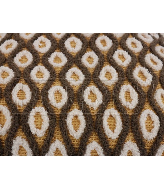 Haakpret Kussenhoes wave met ovaal A5 (NL)