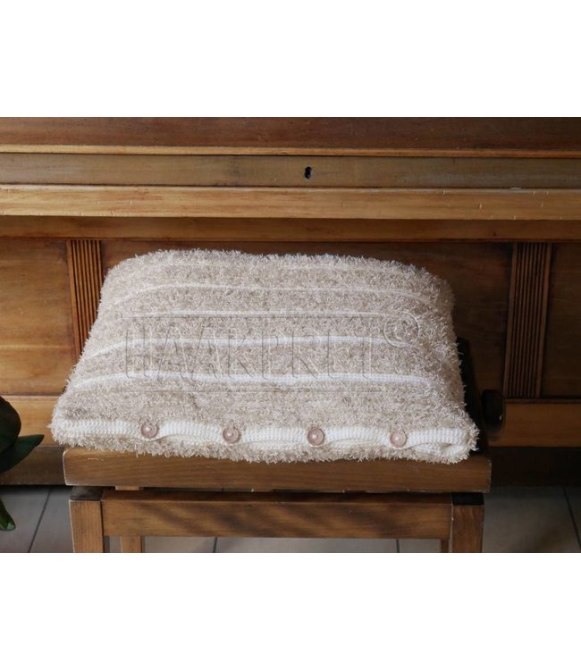 Haakpret Kussenhoes streep Couture A5