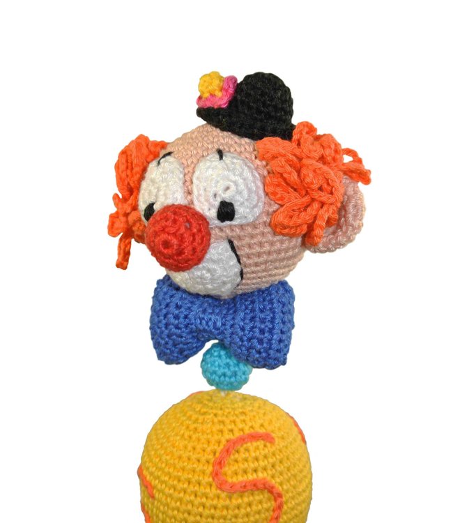 Haakpret Clown Mobiel A5