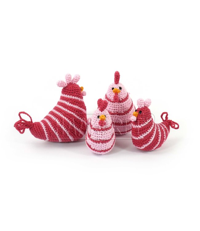 Haakpret Funky Chickens A5 - Nederlands