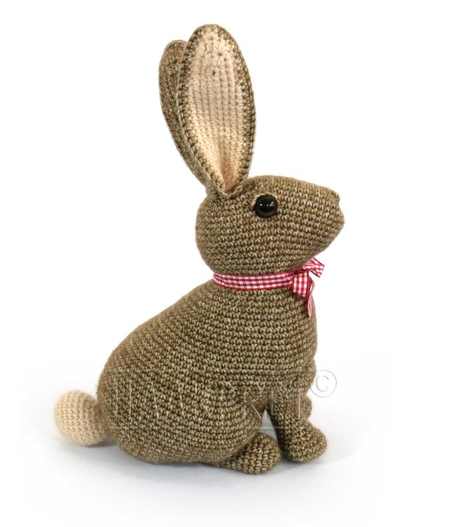 Haakpret Konijn Ricky - Stone Washed