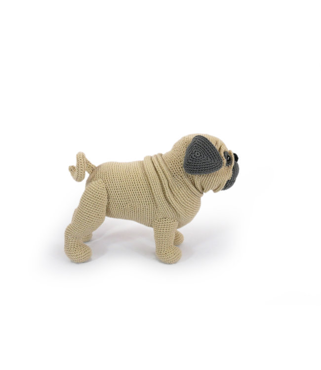 Haakpret Mini boekje Monty Mopshond