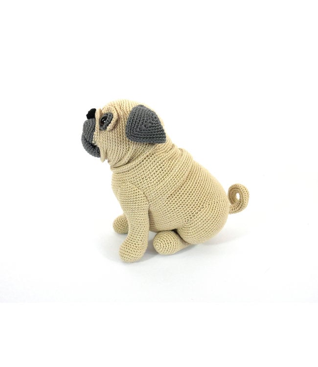 Haakpret Mini boekje Mormel Mopshond