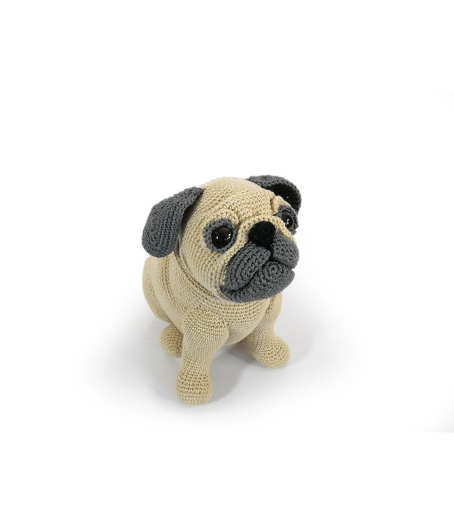 Haakpret Mini boekje Mormel Mopshond