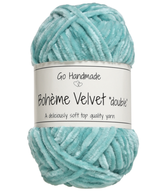 Go Handmade Bohème Velvet Double - Mint