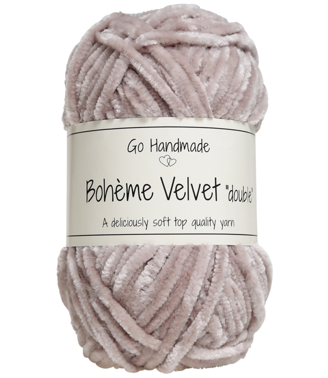 Go Handmade Bohème Velvet Double - Beige