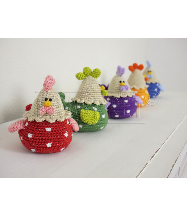 Haakpret Polka Dot Egg Cups A5 - Englisch