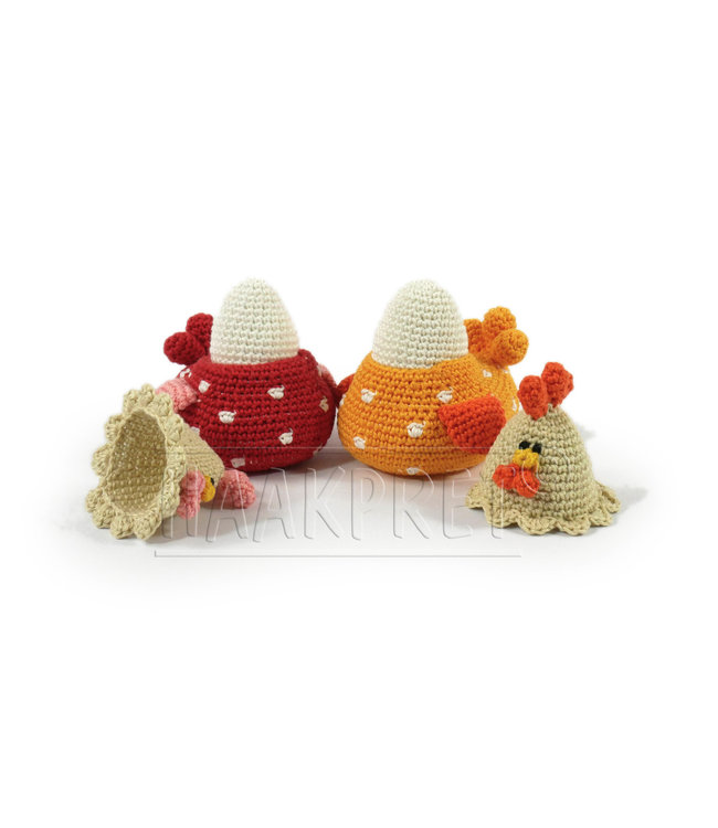 Haakpret Polka Dot Egg Cups A5 - Englisch