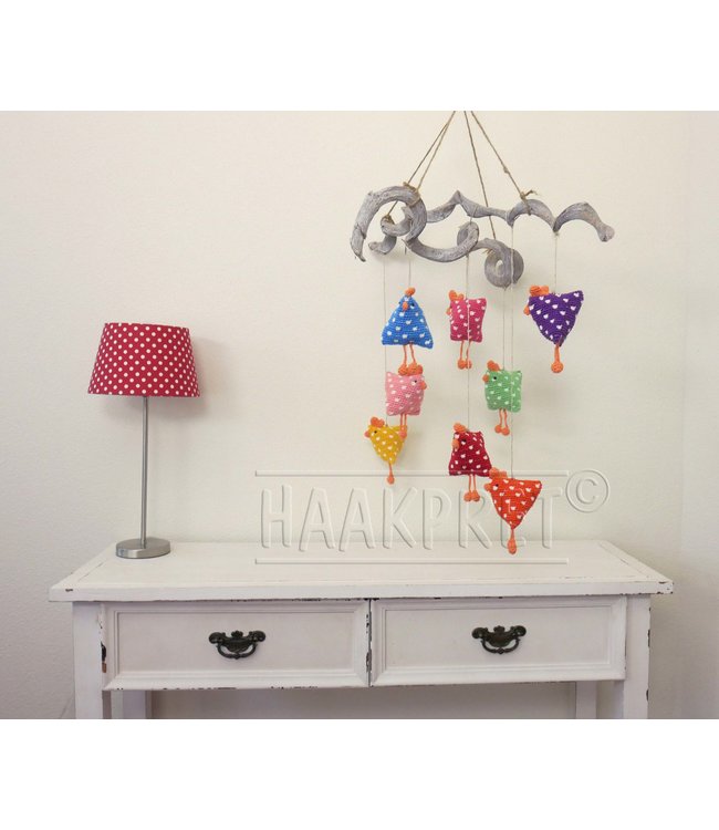 Haakpret Witzige Hühner A5 - German