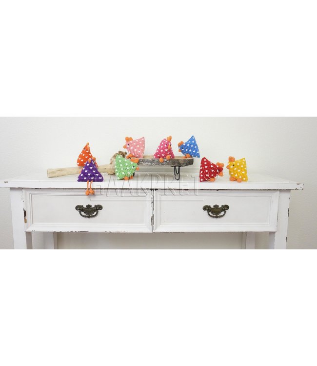 Haakpret Funky speckled Chickens A5 - Engels