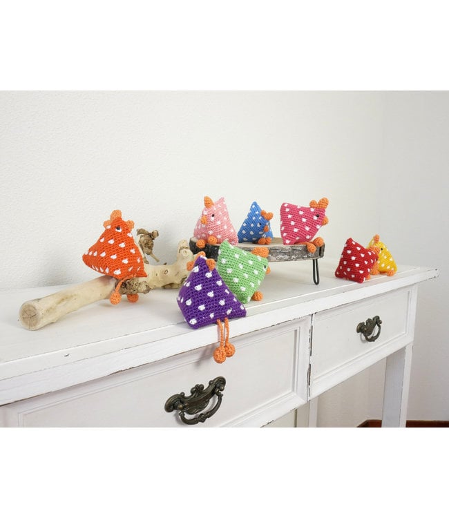 Haakpret Funky Chickens A5 - English