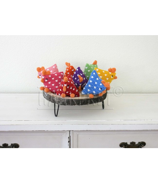 Haakpret Poulettes Rigolotes A5 - Französisch