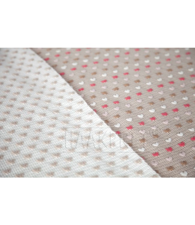 Haakpret Werkbeschrijving babydeken met klein hart