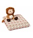 Haakpret Pattern baby blanket with small heart  A5 (Dutch)