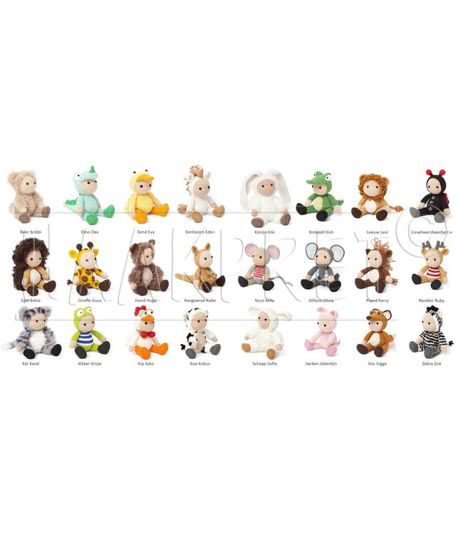 Haakpret Beesie-poppen haken - Anja Toonen (Dutch)