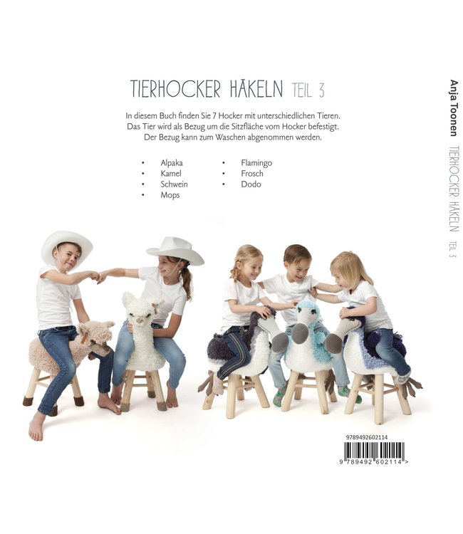 Haakpret Tierhocker häkeln teil 3 - German