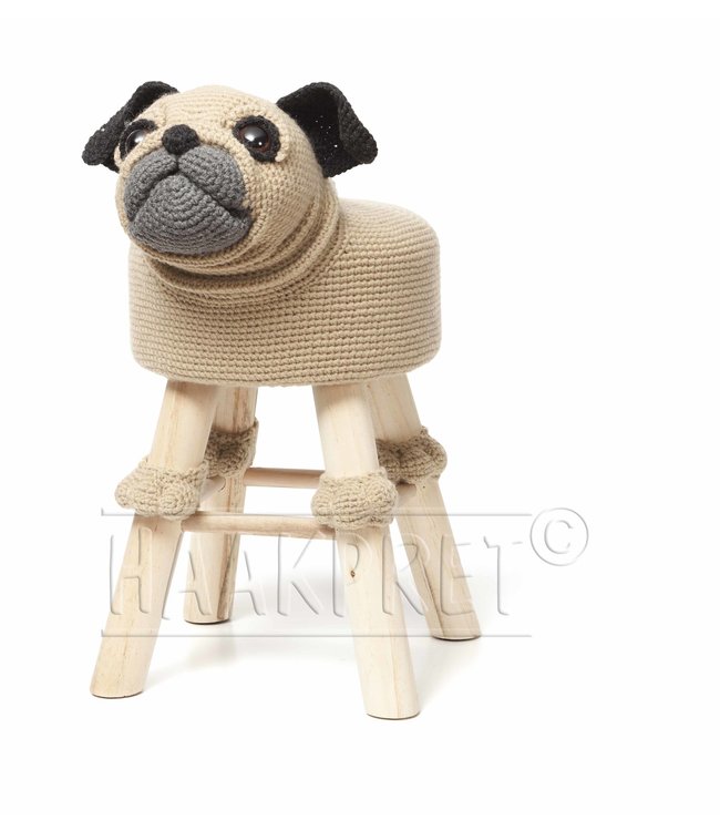 Haakpret Animal Stool crochet part 3 - Anglais