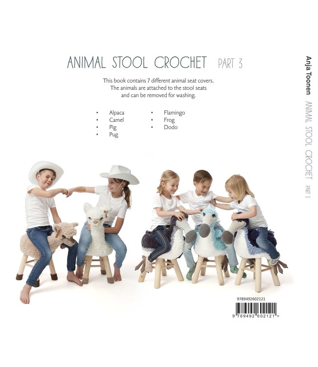 Haakpret Animal Stool crochet part 3 - Anglais
