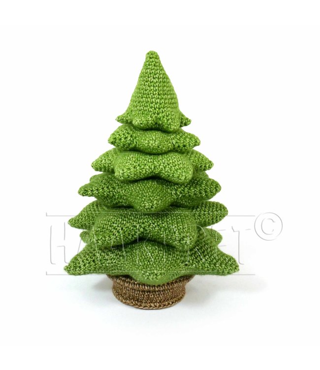 Haakpret Muster Weihnachtsbaum A5 (Niederländisch)