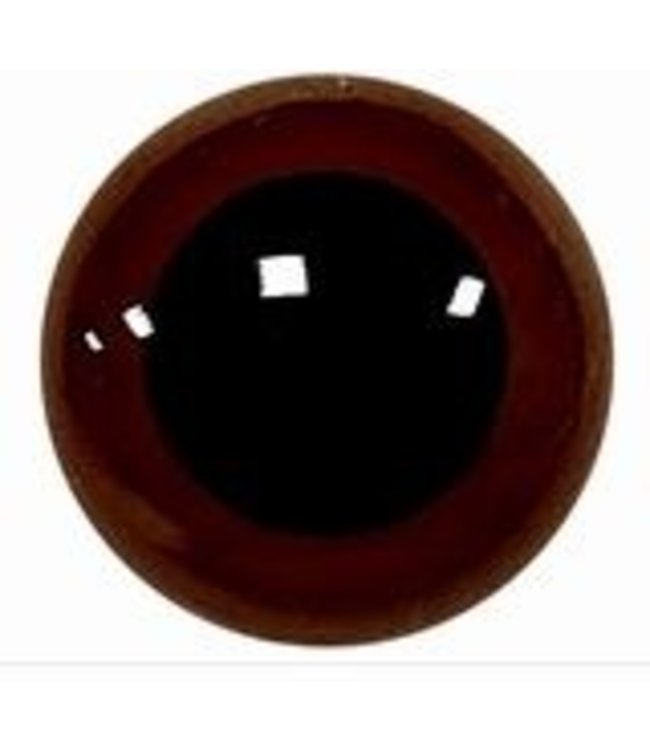 Safety Eyes - two-tone brown - 10 sets of 2