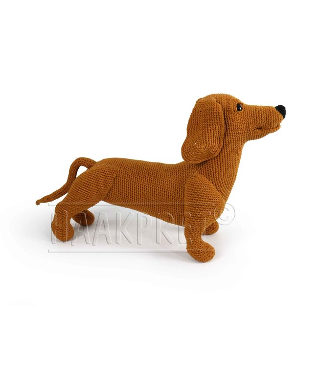 Haakpret Timmie Teckel werkbeschrijving A5 - Niederländisch