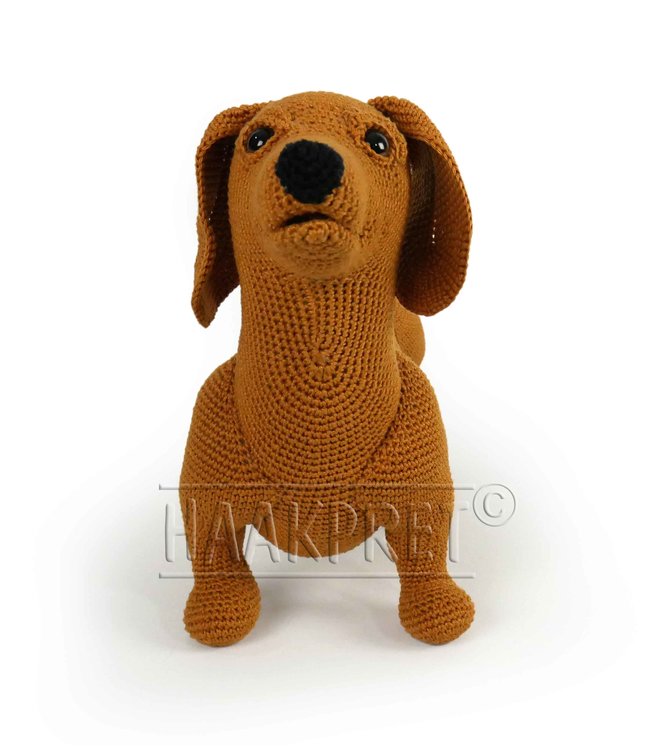 Haakpret Stel zelf samen: Timmie Teckel bruin