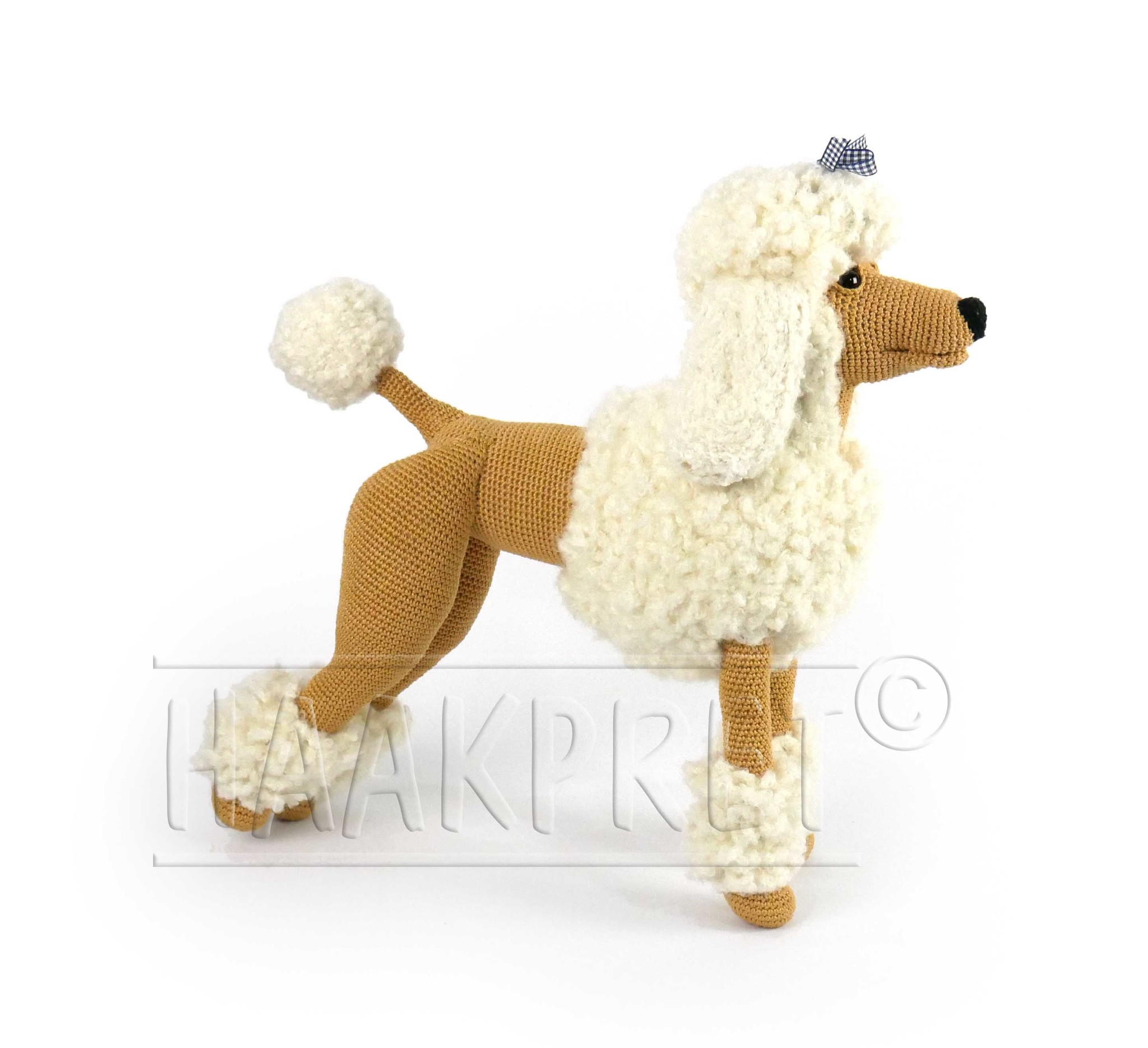 Compose yourself Paddy Poodle brown Haakpret