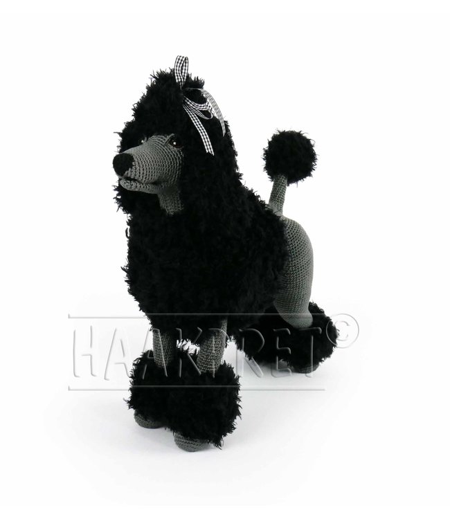 Haakpret Compose yourself: Paddy Poodle brown black
