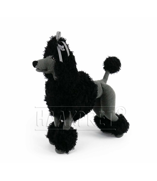 Haakpret Compose yourself: Paddy Poodle brown black