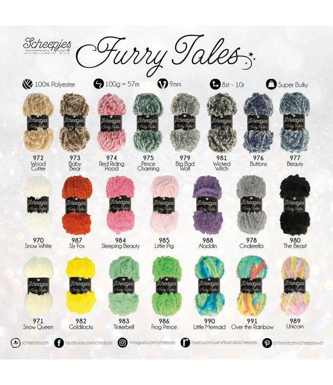 Scheepjes Furry Tales 100g  - 988 Aladdin