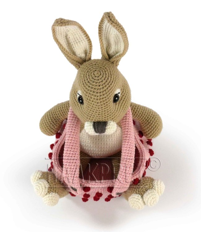 Haakpret Peter Bunny Easter Basket - Anglais