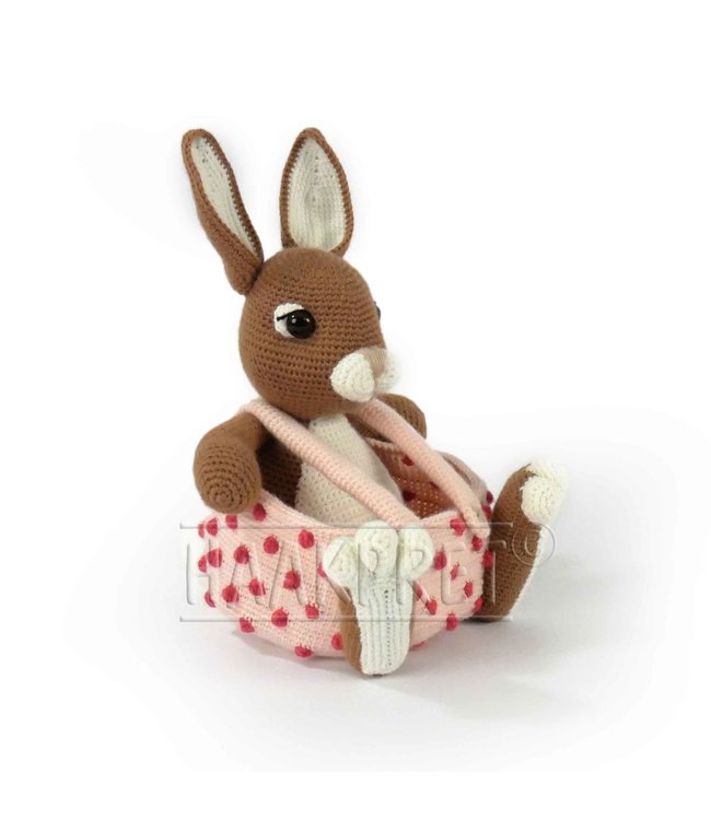 Haakpret Peter Bunny Easter Basket - Anglais