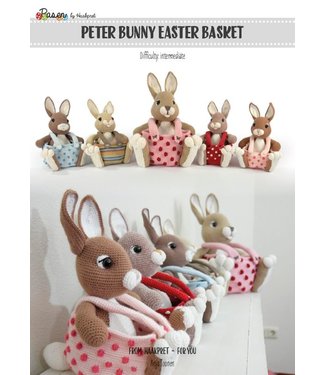 Haakpret Peter Bunny Easter Basket - Engels