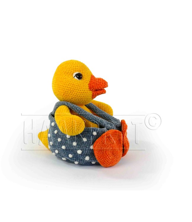 Haakpret Eefje Eendmandje werkbeschrijving A5 - Dutch