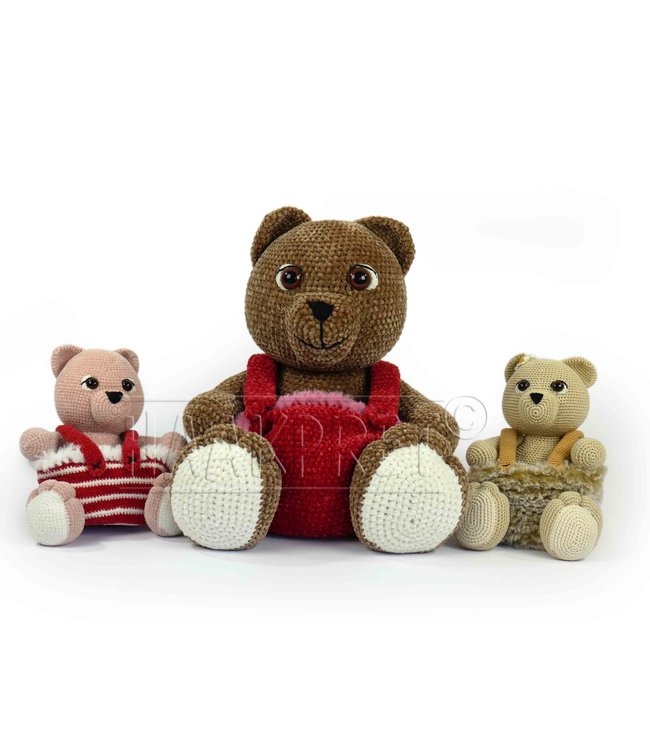 Haakpret Bennie Beer mandje mandje werkbeschrijving A5 - Néerlandais