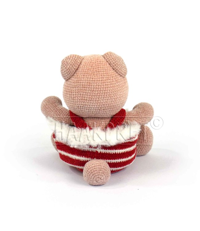 Haakpret Bennie Beer mandje werkbeschrijving A5 - Niederländisch