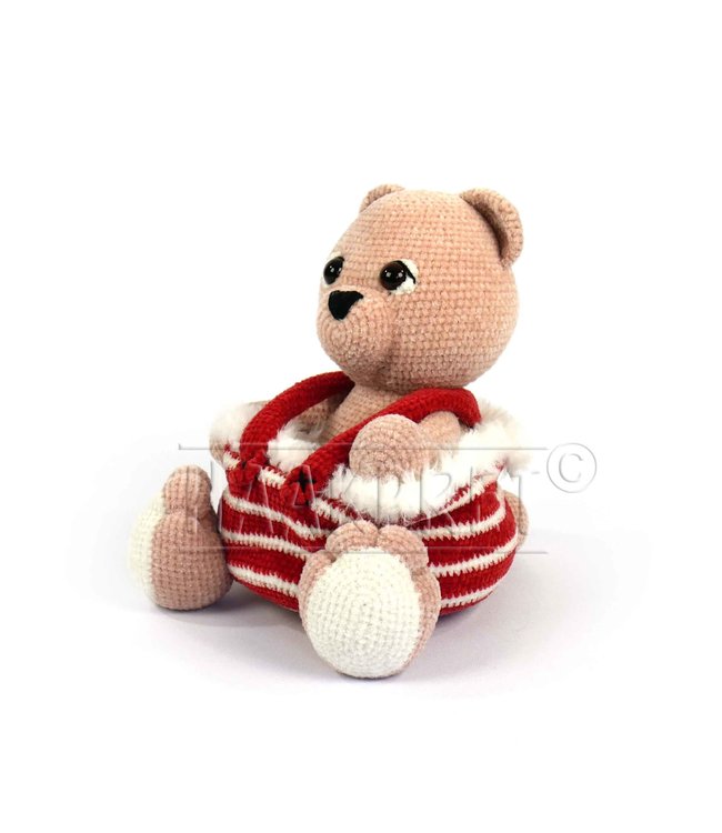 Haakpret Bennie Beer mandje mandje werkbeschrijving A5 - Néerlandais