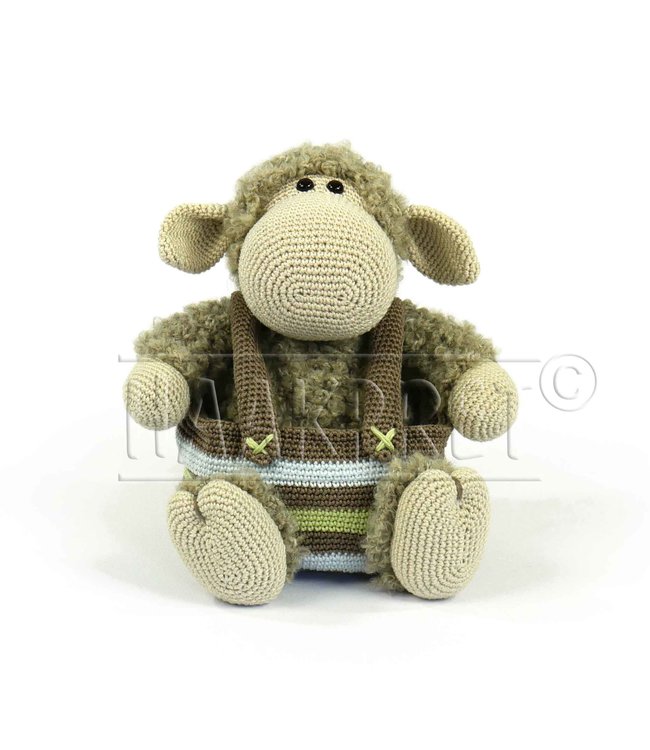 Haakpret Sammie Schaap mandje mandje werkbeschrijving A5 - Néerlandais