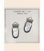 Go Handmade Schnullerclip-Set von 2 - 12 mm