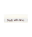Go Handmade Geweven labels MADE WITH LOVE - 10st