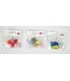 Scheepjes Set of 5 different colored silicone hearts SET 3